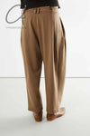 HED MAYNER 6 pleated pants AW22_P58_CML/WO